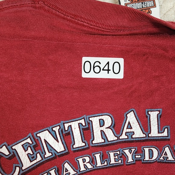 Vintage Harley Davidson Maine Lobster Motorcycle Graphic T-Shirt - Picture 9 of 9